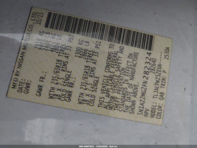 Nissan Murano S Image 8