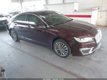  Salvage Lincoln MKZ Hybrid