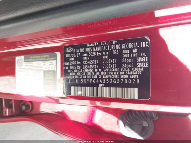 Kia Sorento 2.4l Lx Image 13