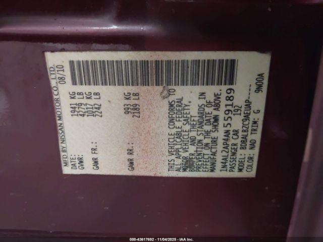 Nissan Altima 2.5 S Image 12