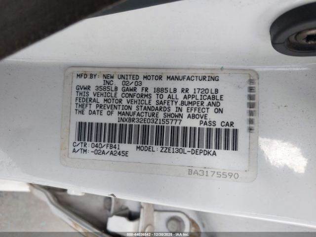 Toyota Corolla Ce Image 6