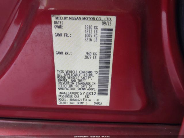 Nissan Altima 2.5 Sv Image 6